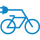 工具和电动自行车充电器图标