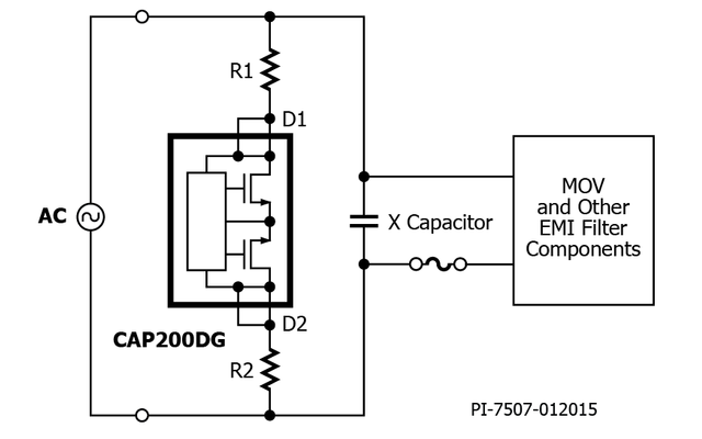 图1.典型应用 - 非简化的电路