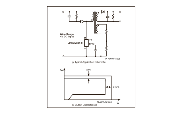 标准的/特性–简素特性回路（a）と出力（b）