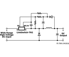 圖 1.典型降壓式轉換器應用